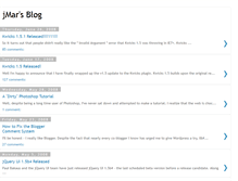 Tablet Screenshot of blog.jeremymartin.name
